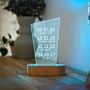 Personalisierbare LED-Lampe Wichtige Daten