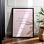 Personalisierbares Poster Liebesbrief