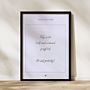 Personalisierbares Poster Liebesbrief