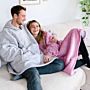 Personalisierbare Hoodie Decke Let's Go Party