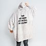 Personalisierbare Hoodie Decke mit Text