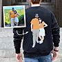 Personalisierbarer Pullover mit Illustration 2 Personen