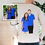 Personalisierbarer Pullover mit Illustration 2 Personen