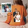 Personalisierbarer Pullover mit Illustration 2 Personen