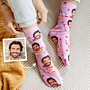 Personalisierbare Socken mit Gesicht und Liebes-Designs