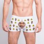 Personalisierbare Boxershorts mit Reisverschluss Design