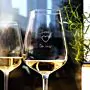 Personalisierbares Glas mit Name und Symbol