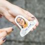Personalisierbare Tattoos 4er Set mit Gesicht und Banner