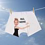 Personalisierbare Boxershorts mit Gesicht und Text