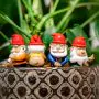 Freche Mini-Gartenzwerge 4er-Set