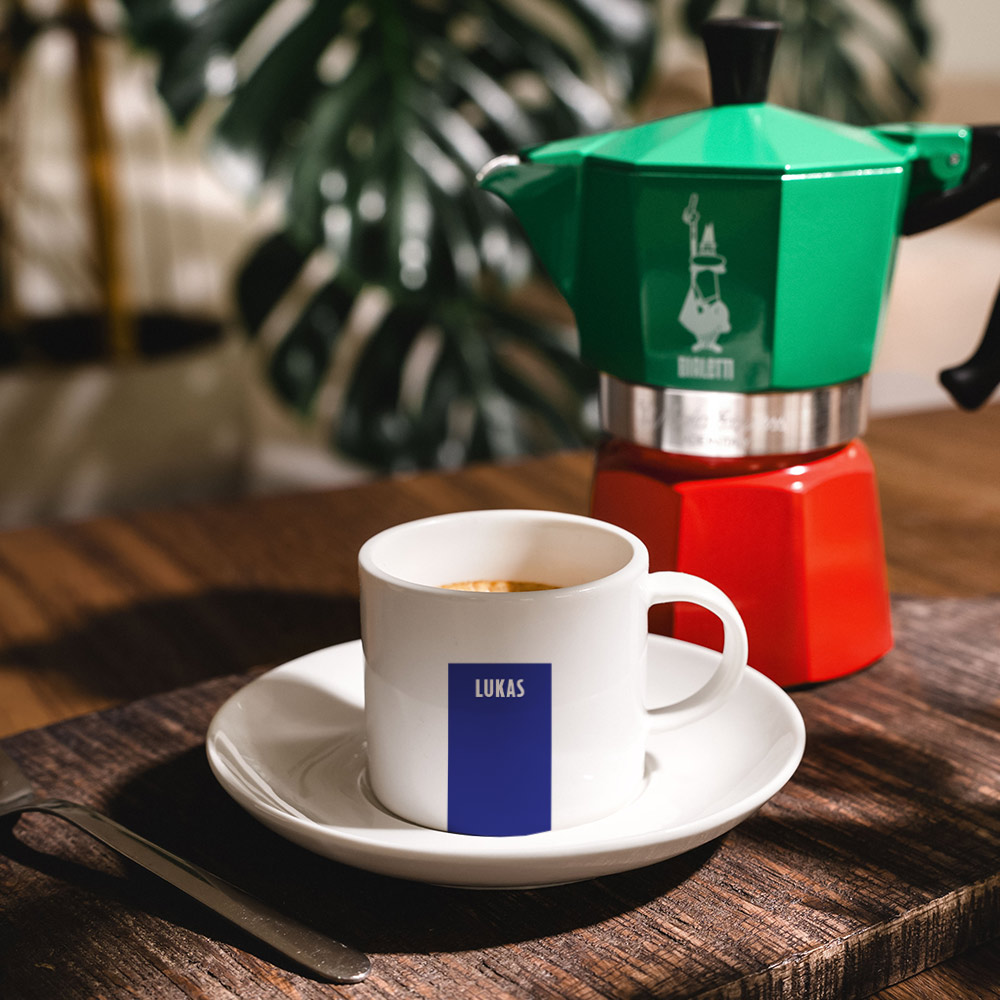 Personalisierbare Espresso Tasse mit Namen und Hintergrund, Vatertagsgeschenk, Geschenk Papa, Geschenk Mama, Witzige Geschenke, Romantische Geschenke, Hochzeitsgeschenk, Kleine Geschenke, Geschenk, Geschenkidee