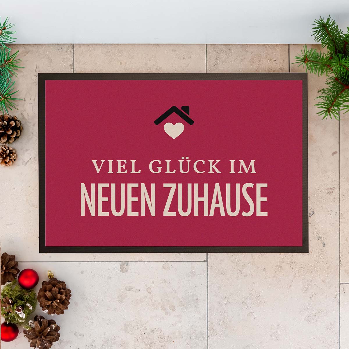 Personalisierbare Fußmatte mit Text und Symbol, Weihnachtsgeschenk, Witzige Geschenke, Romantische Geschenke, Hochzeitsgeschenk, Kleine Geschenke, Geschenk, Geschenkidee