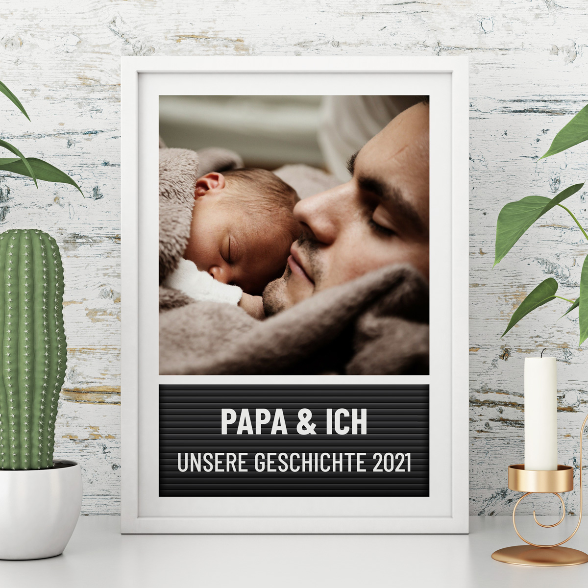 Personalisierbares Poster Buchstabentafel