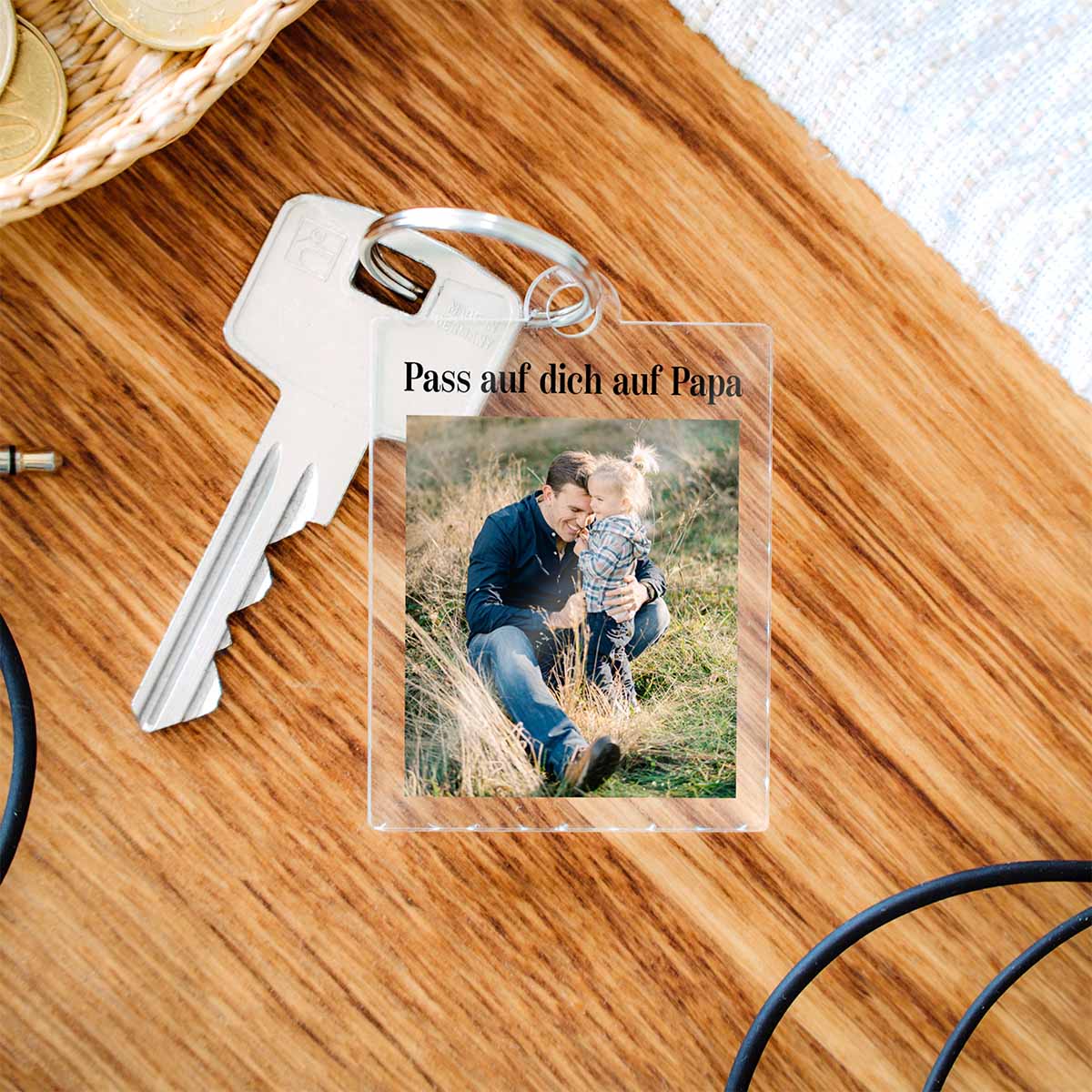 Personalisierbarer Acryl Schlüsselanhänger mit Foto und Text, Vatertagsgeschenk, Fotogeschenk, Geschenke Frauen, Geschenke Freundin, Geschenk Schwester, Witzige Geschenke, Romantische Geschenke, Hochzeitsgeschenk, Kleine Geschenke, Geschenk, Geschenkidee
