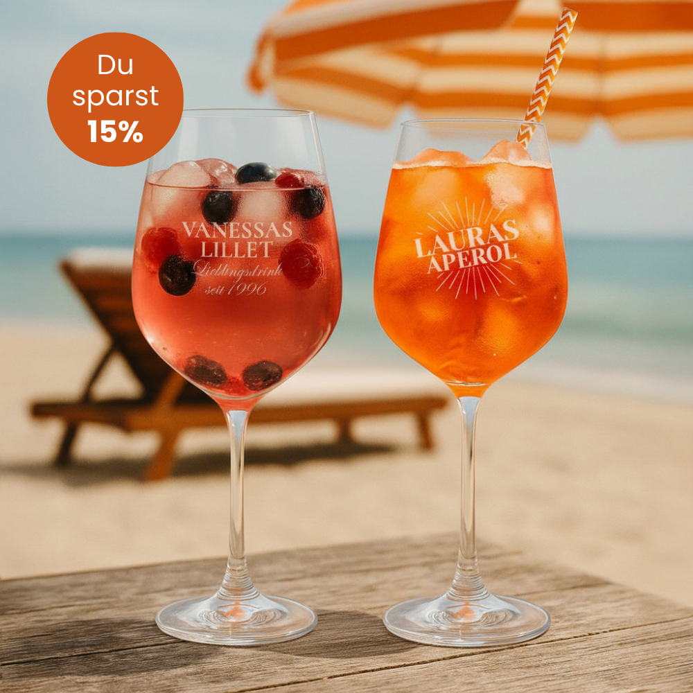 Geschenkset Aperol und Lillet Glas, Witzige Geschenke, Romantische Geschenke, Hochzeitsgeschenk, Kleine Geschenke, Geschenk, Geschenkidee