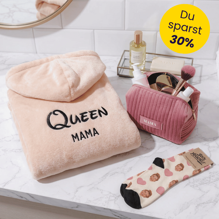 Geschenkset Kosmetiktasche Bademantel und Socken, Geschenk, Geschenkidee