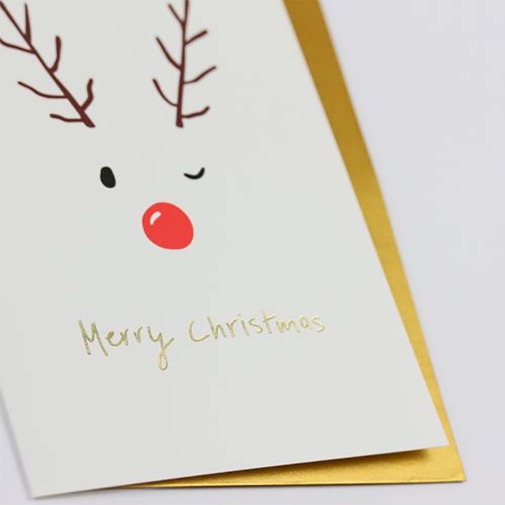 Rentier Weihnachtskarte, Weihnachtsgeschenk