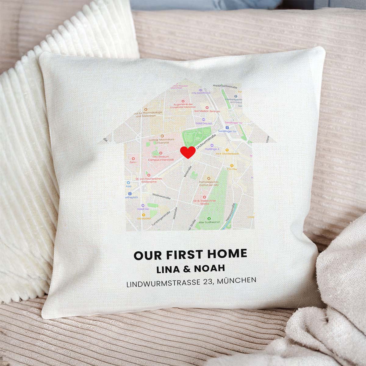 Personalisierbarer Kissenbezug Wo alles Begann, Weihnachtsgeschenk, Witzige Geschenke, Romantische Geschenke, Hochzeitsgeschenk, Kleine Geschenke, Geschenk, Geschenkidee