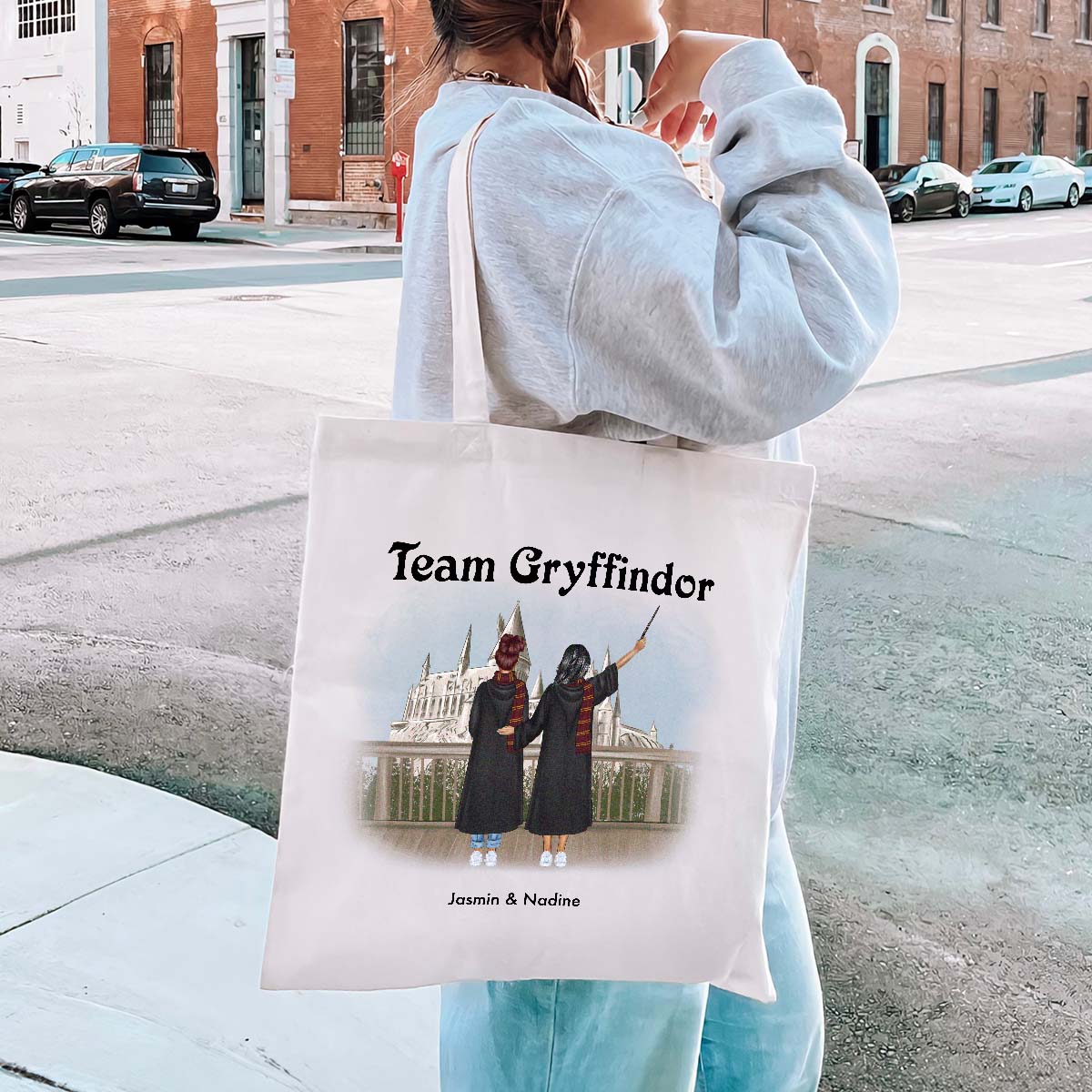 Personalisierbarer Jutebeutel Zauberinnen, Geburtstagsgeschenk, Geschenke Frauen, Geschenke Freundin, Geschenk Schwester, Kleine Geschenke, Geschenk, Geschenkidee