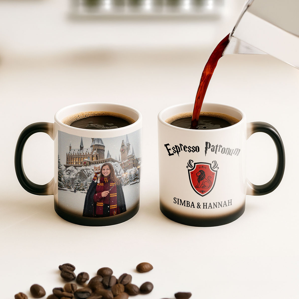Personalisierbare Tasse mit individuellem Zauberdesign, Fotogeschenk, Witzige Geschenke, Romantische Geschenke, Hochzeitsgeschenk, Kleine Geschenke, Geschenk, Geschenkidee