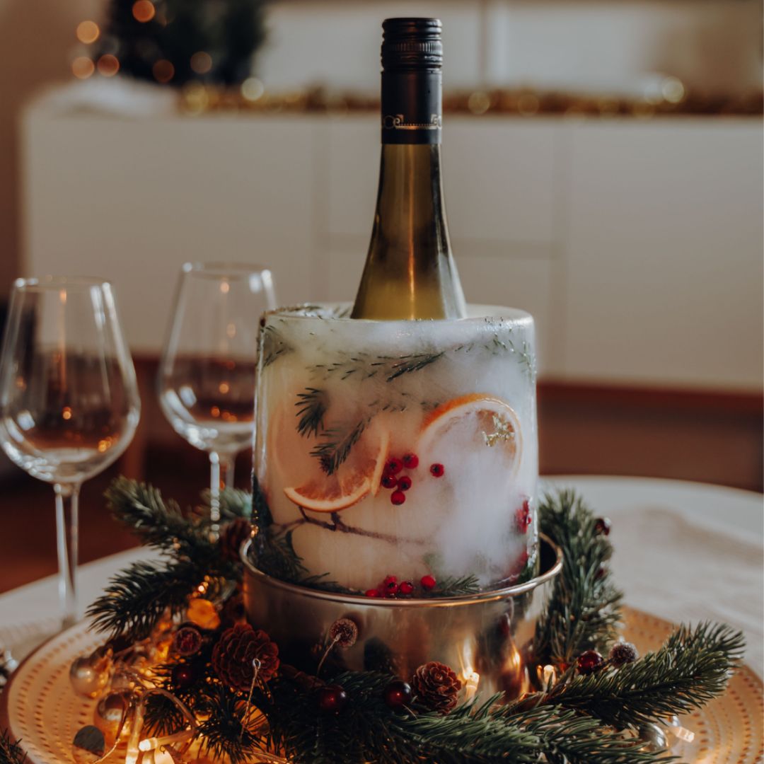 Ice Cooler - Kreativer Flaschenkühler, Weinkühler, Champagner, Party, Dekoration, Deko, Design, Style, Feier, Spass, Wein, Sekt, Sektkühler, Eis, Geburtstagsgeschenk, Geschenke Frauen, Geschenke Freundin, Geschenk Schwester, Geschenk Mama, Witzige Geschenke, Geschenk, Geschenkidee