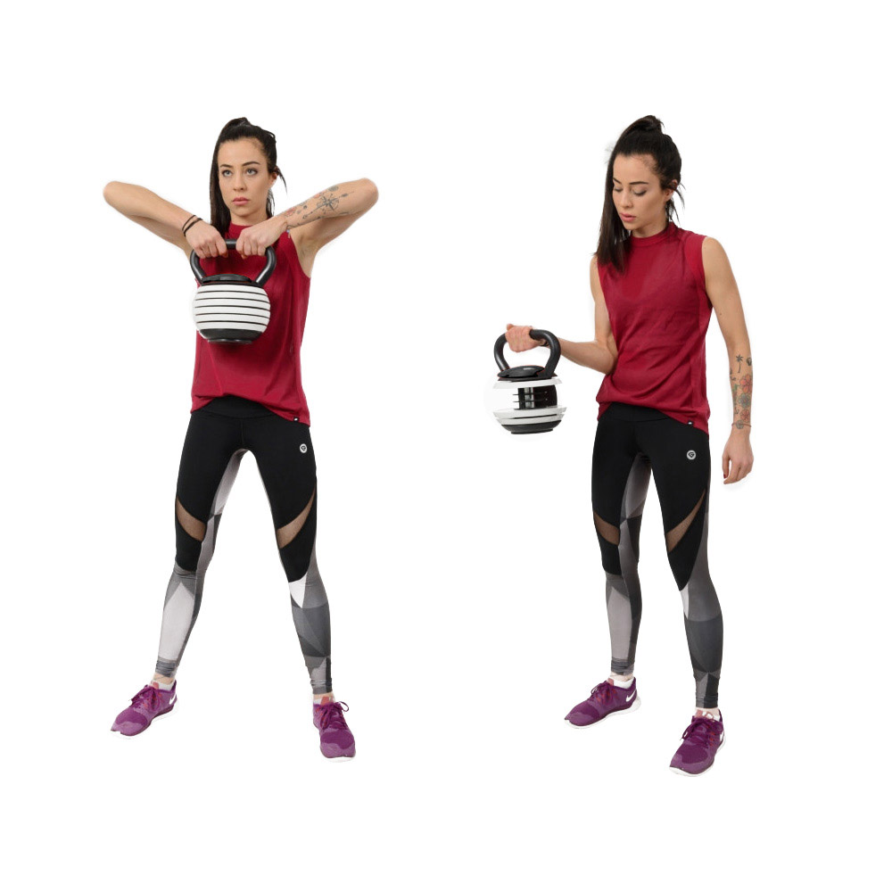 Kettlebell Set mit einstellbarem Gewicht