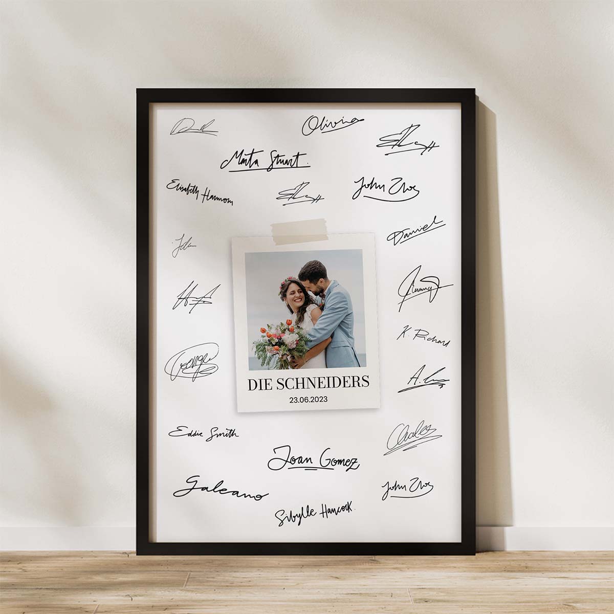 Personalisierbares Poster als Gästebuch, Fotogeschenk, Geburtstagsgeschenk, Geschenk Männer, Geschenk Freund, Geschenk Bruder, Geschenke Frauen, Geschenke Freundin, Geschenk Schwester, Geschenk Mama, Romantische Geschenke, Hochzeitsgeschenk, Kleine Geschenke, Geschenk, Geschenkidee