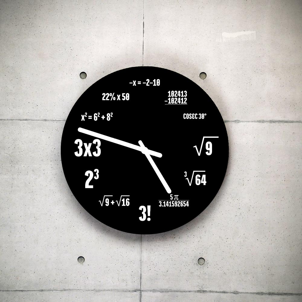 Mathematik Uhr