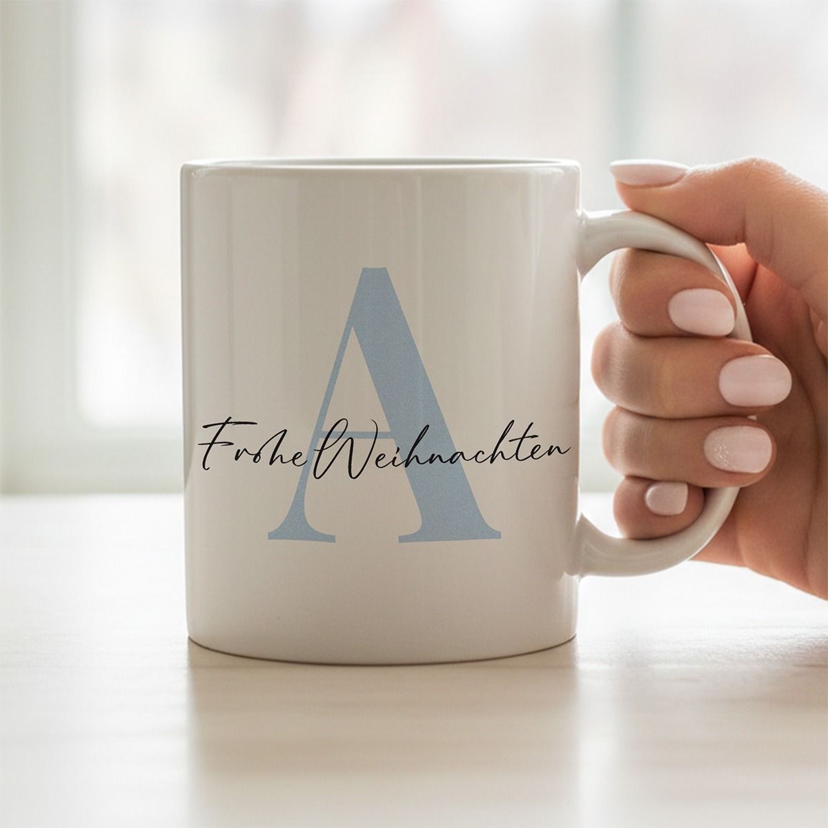 Personalisierte Weihnachts-Tasse mit Monogramm, Witzige Geschenke, Romantische Geschenke, Hochzeitsgeschenk, Kleine Geschenke, Geschenk, Geschenkidee