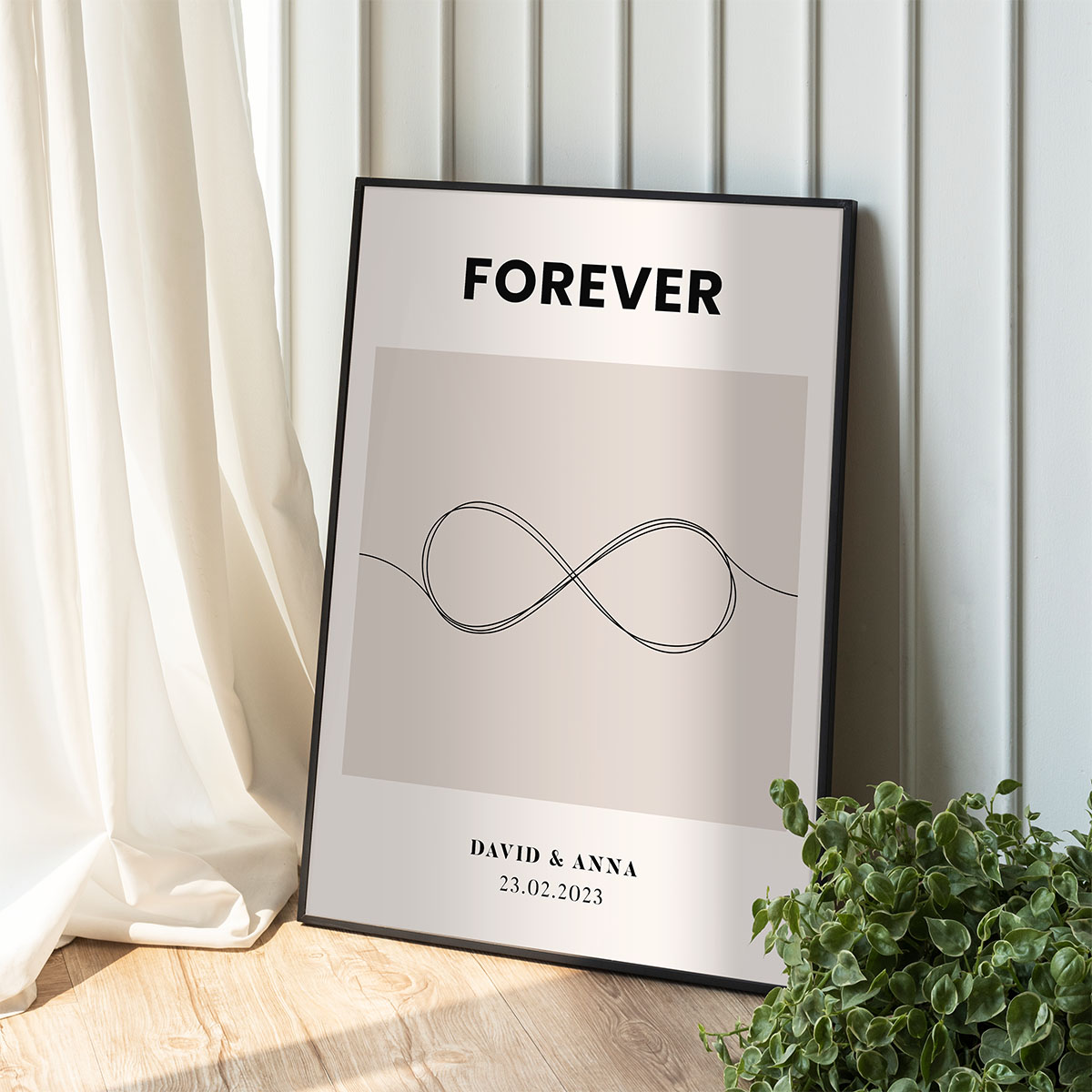 Personalisierbares Poster mit Symbol und Text, Romantische Geschenke, Hochzeitsgeschenk, Kleine Geschenke, Geschenk, Geschenkidee