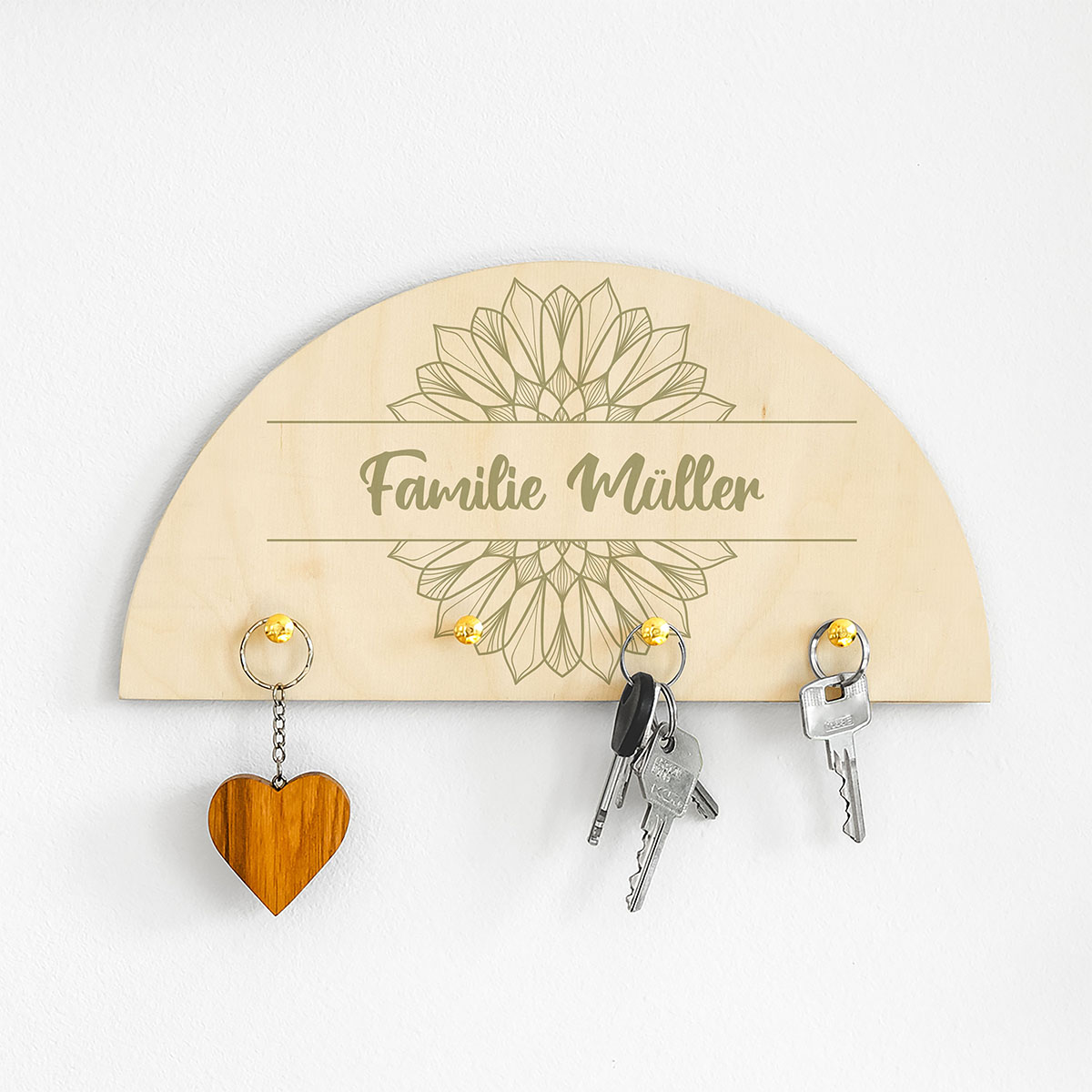 Personalisierbares Holz Schlüsselbrett Mandala mit Text, Geschenk Papa, Geschenk Mama, Witzige Geschenke, Romantische Geschenke, Hochzeitsgeschenk, Kleine Geschenke, Geschenk, Geschenkidee