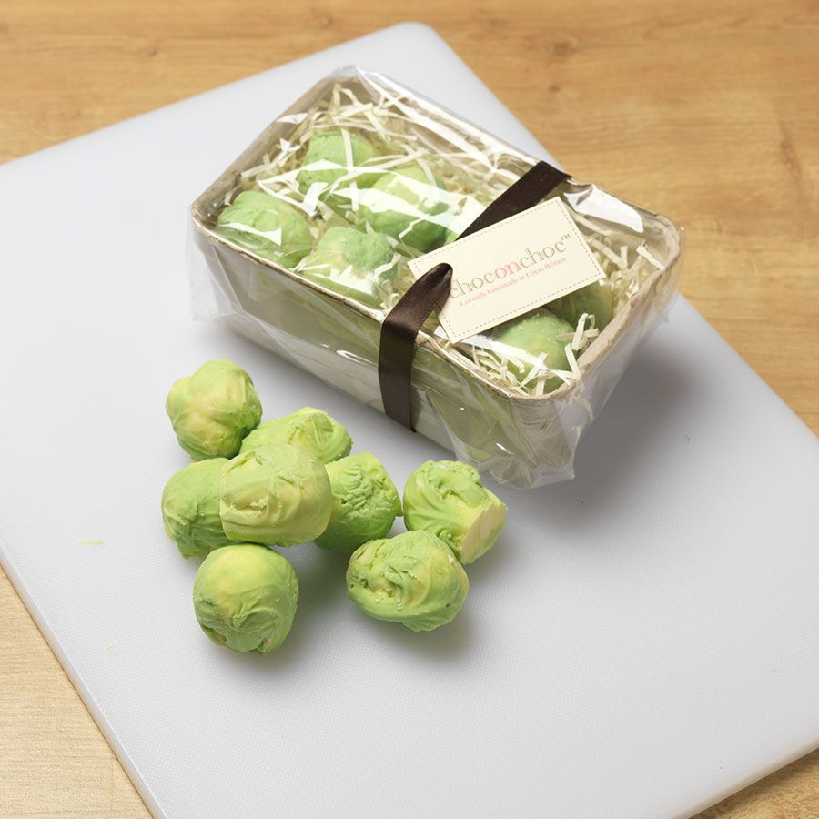 Rosenkohl aus Schokolade