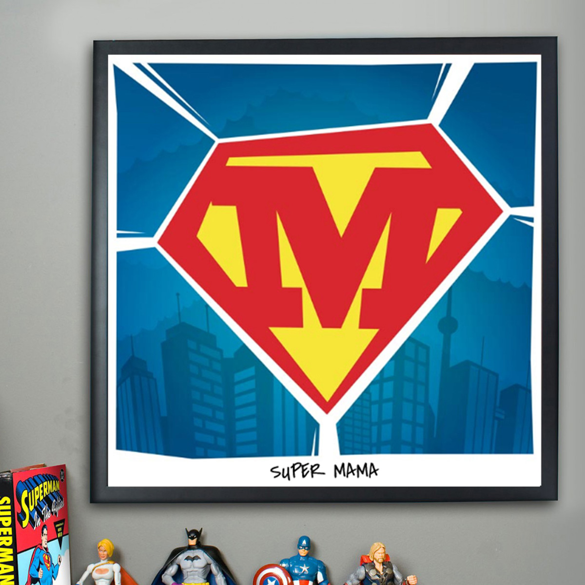 Superman - Personalisierbares Poster