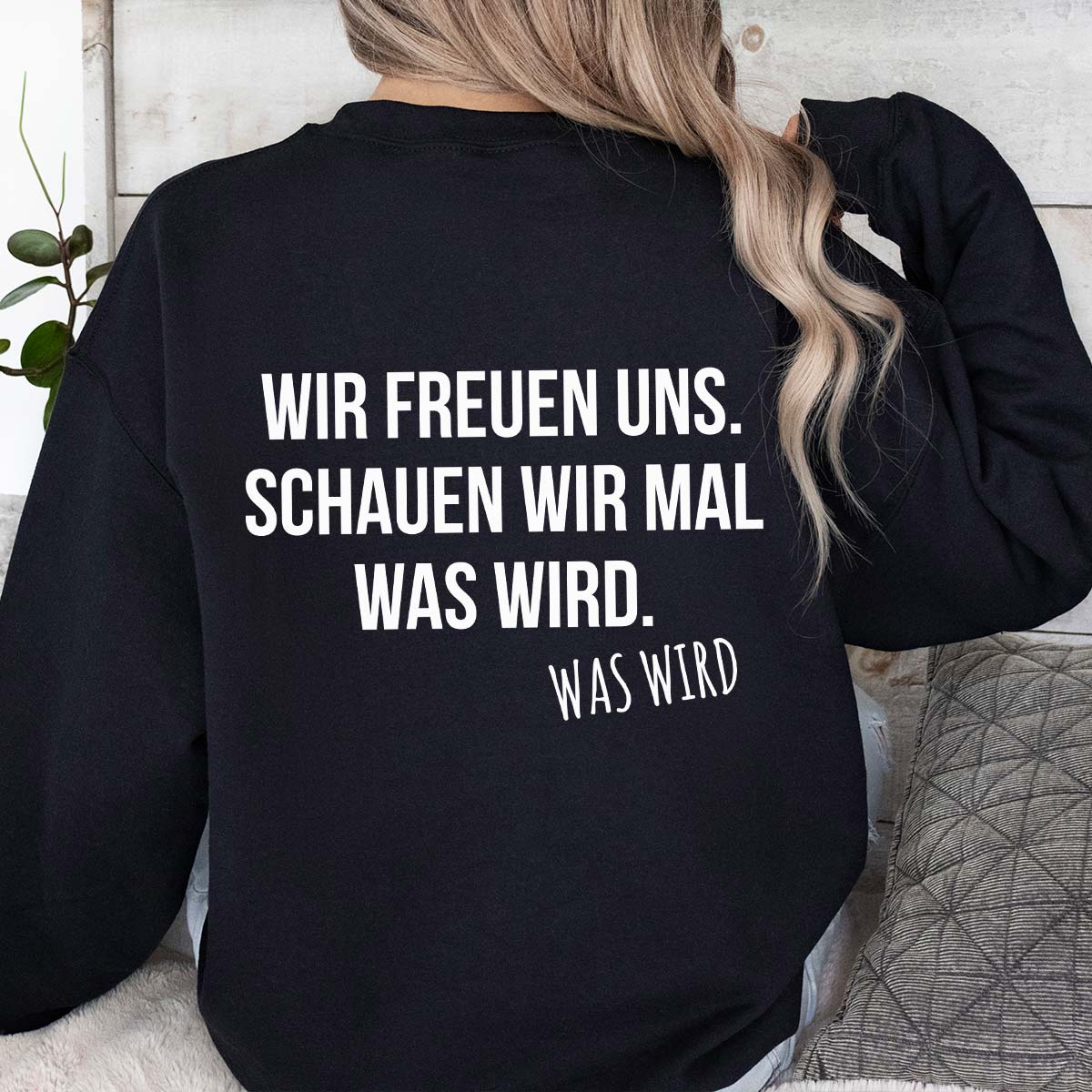 Personalisierbarer Pullover Was Wird, Witzige Geschenke, Romantische Geschenke, Hochzeitsgeschenk, Kleine Geschenke, Geschenk, Geschenkidee