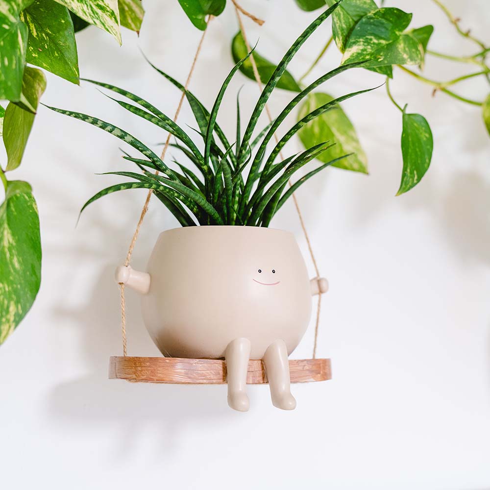 Hängender Blumentopf mit Schaukel, Geschenke Frauen, Geschenke Freundin, Geschenk Schwester, Geschenk Mama, Witzige Geschenke, Romantische Geschenke, Hochzeitsgeschenk, Kleine Geschenke, Geschenk, Geschenkidee