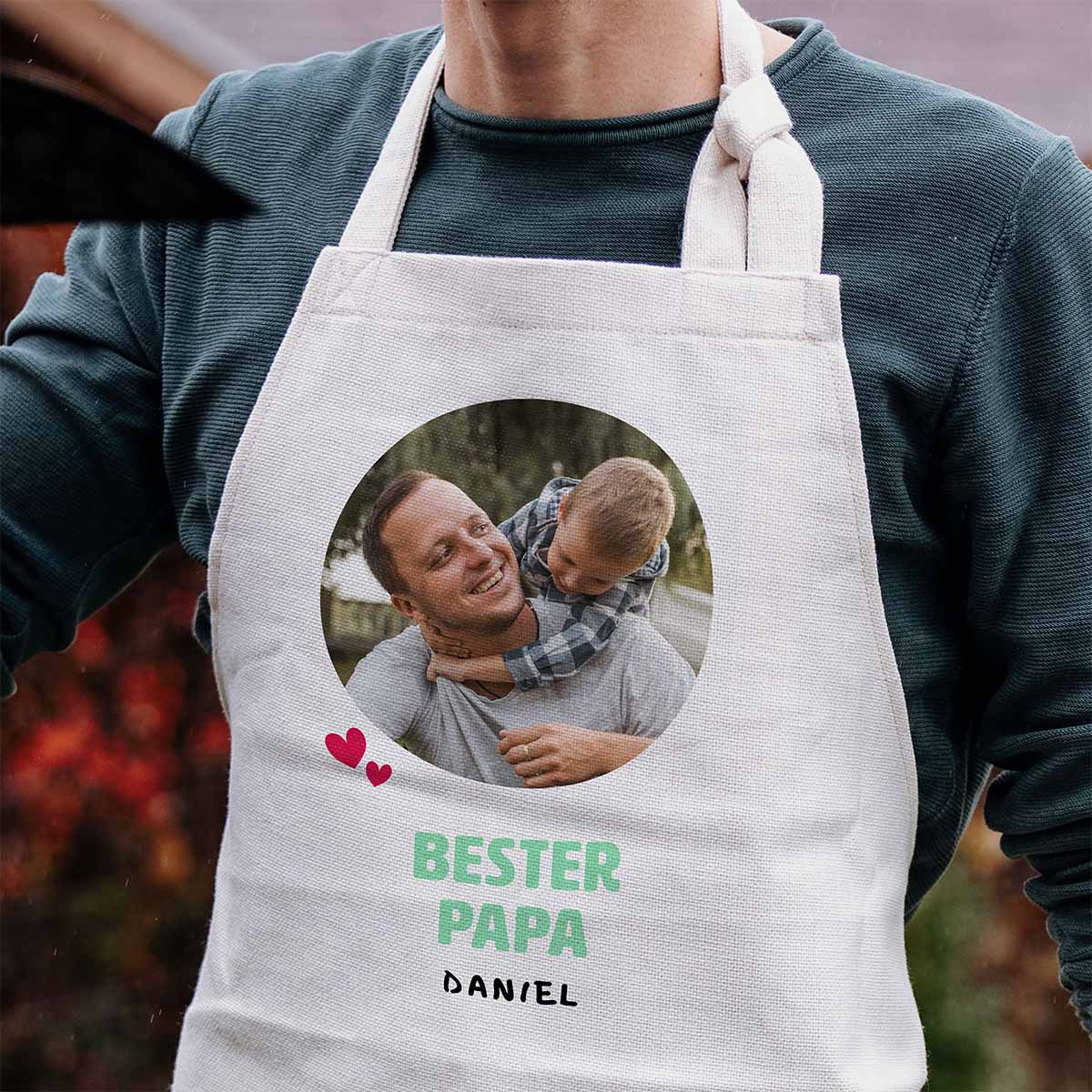 Personalisierbare Kochschürze mit Foto und Text, Weihnachtsgeschenk, Fotogeschenk, Geburtstagsgeschenk, Geschenke Frauen, Geschenke Freundin, Geschenk Schwester, Geschenk Mama, Witzige Geschenke, Romantische Geschenke, Hochzeitsgeschenk, Kleine Geschenke, Geschenk, Geschenkidee