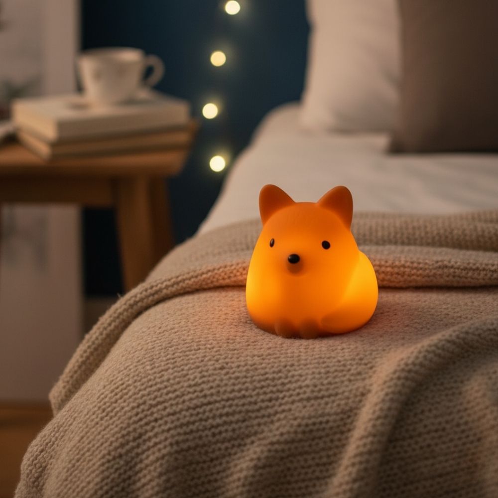 Schlummer-Fuchs Nachtlicht, Weihnachtsgeschenk, Witzige Geschenke, Romantische Geschenke, Hochzeitsgeschenk, Kleine Geschenke, Geschenk, Geschenkidee