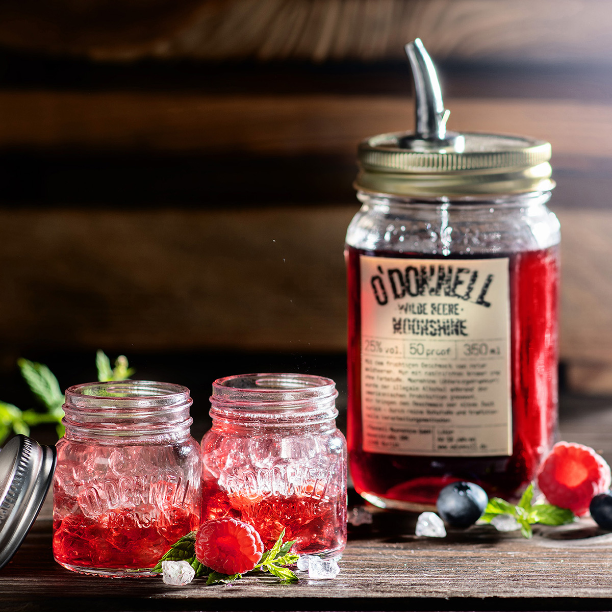 O’Donnell Moonshine Liköre und Wodka - Bitter Rose, Vatertagsgeschenk, Witzige Geschenke, Romantische Geschenke, Hochzeitsgeschenk, Geschenk, Geschenkidee