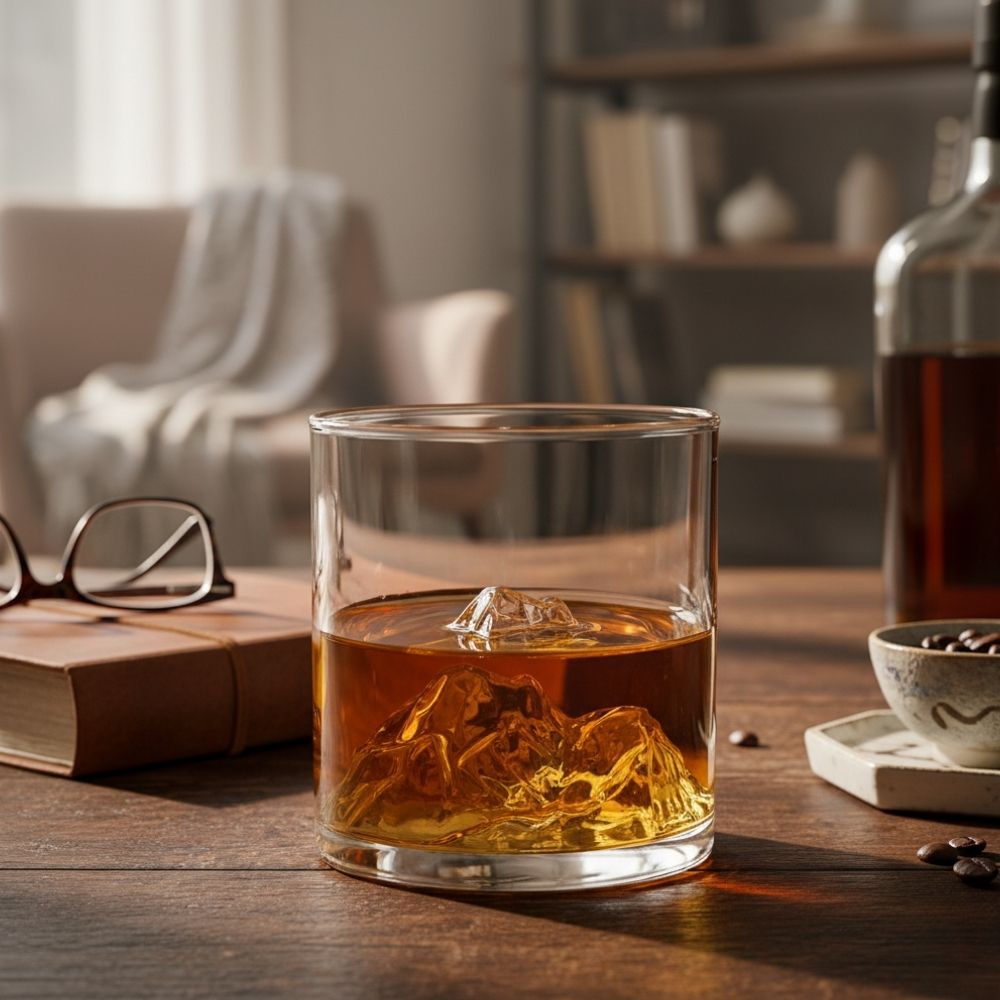 Whisky on the Rocks Glas, Weihnachtsgeschenk, Romantische Geschenke, Hochzeitsgeschenk, Kleine Geschenke, Geschenk, Geschenkidee