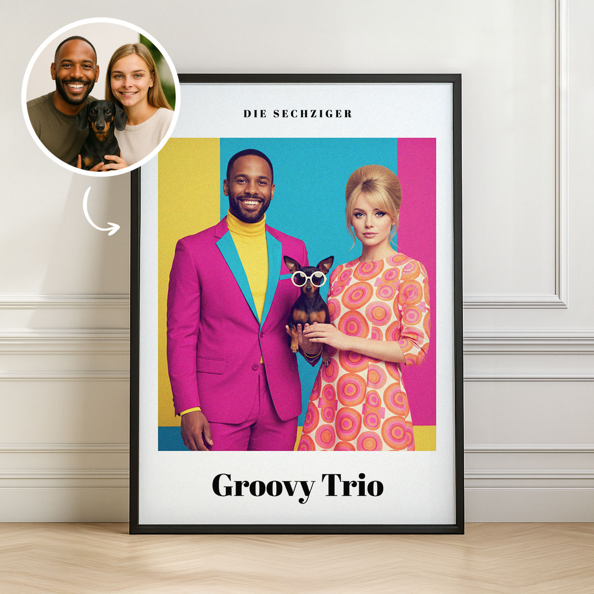 Personalisierbares Zeitreise Poster, Weihnachtsgeschenk, Fotogeschenk, Witzige Geschenke, Romantische Geschenke, Hochzeitsgeschenk, Kleine Geschenke, Geschenk, Geschenkidee