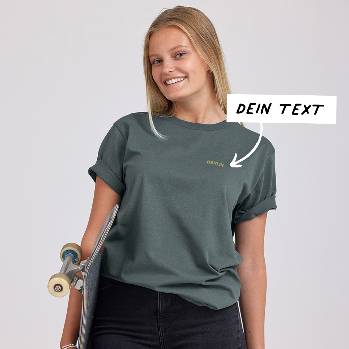 Geschenke für Frauen besticktes Tshirt mit Text