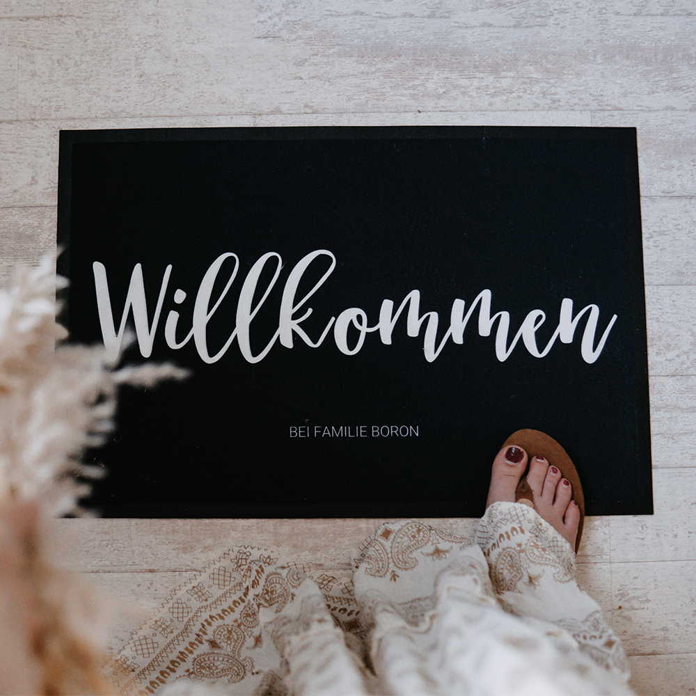 Personalisierbare Fussmatte Geschenke für Frauen personalisierbare Fußmatte