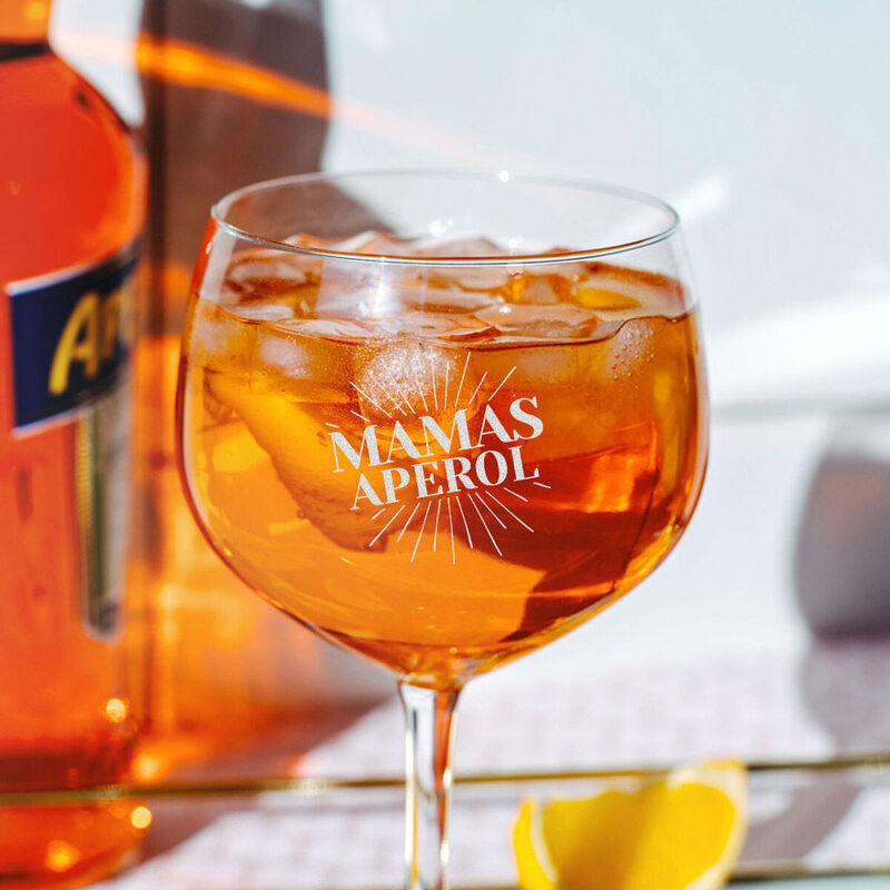 Personalisierbares Aperol Spritz Glas mit Name