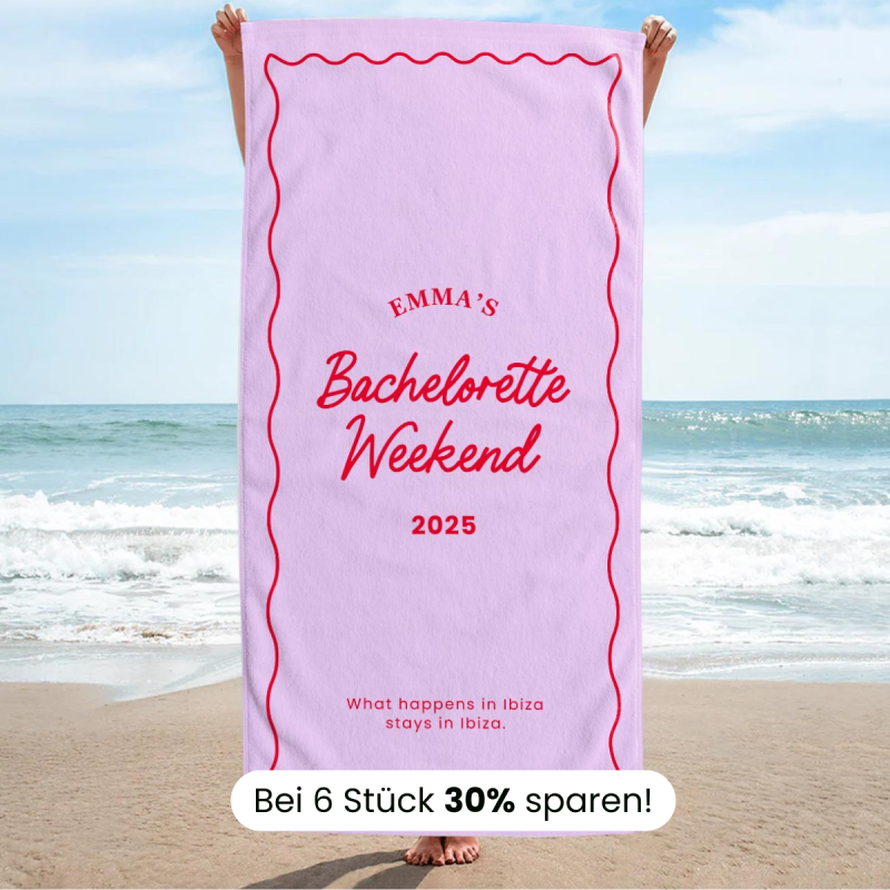 Junggesellenabschied handtuch