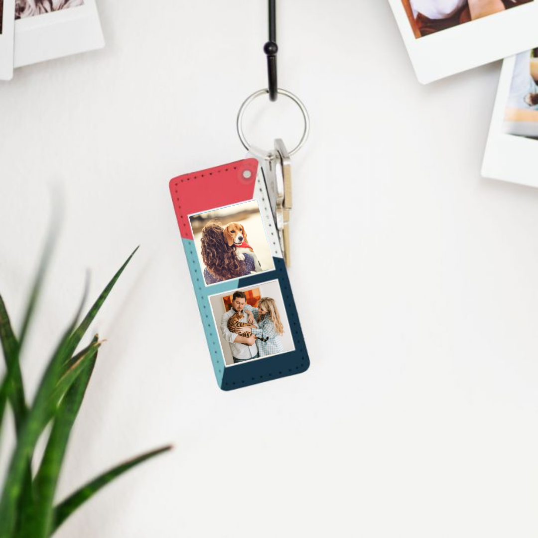 Personalisierbarer Schlüsselanhänger mit Foto Tiergeschenke personalisierbarer Schlüsselanhänger