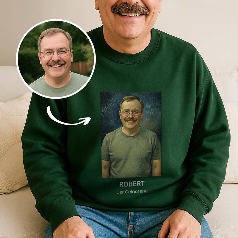 Personalisierbarer Gemälde Pullover