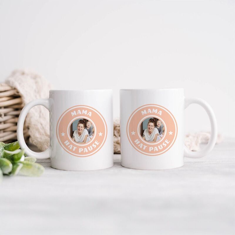 Personalisierbare Tasse mit Foto und Namen