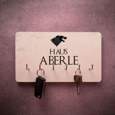 Personalisierbares Schlüsselbrett mit Wappen Personalisierbares Schlüsselbrett mit Wappen