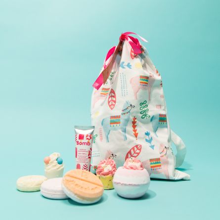 Alpaka Badekugeln Geschenk-Säckchen