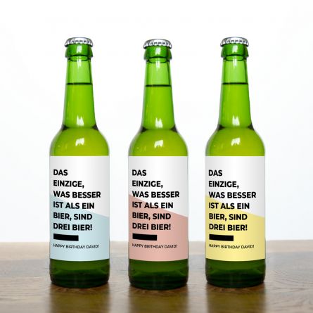 Bier Set mit 7 Zeilen